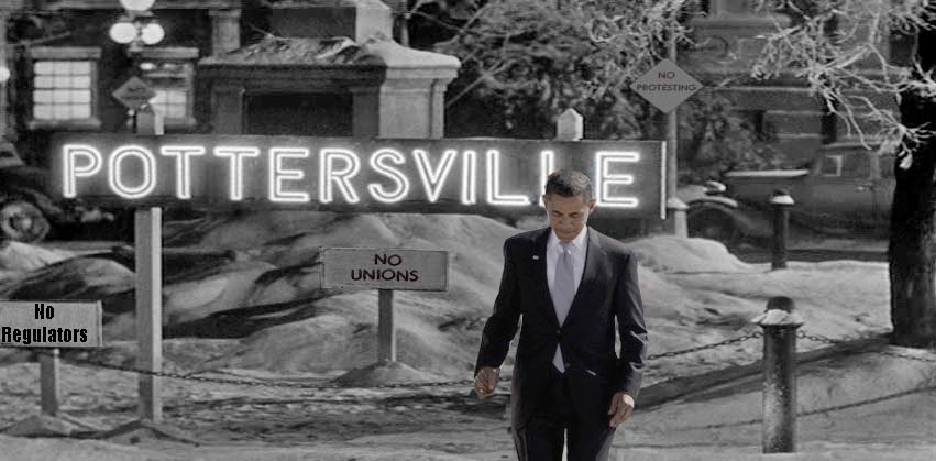Image result for potterville in the movie a wonderful life